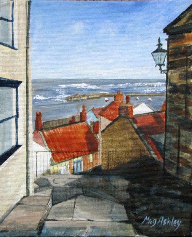 Staithes. Fishing village 